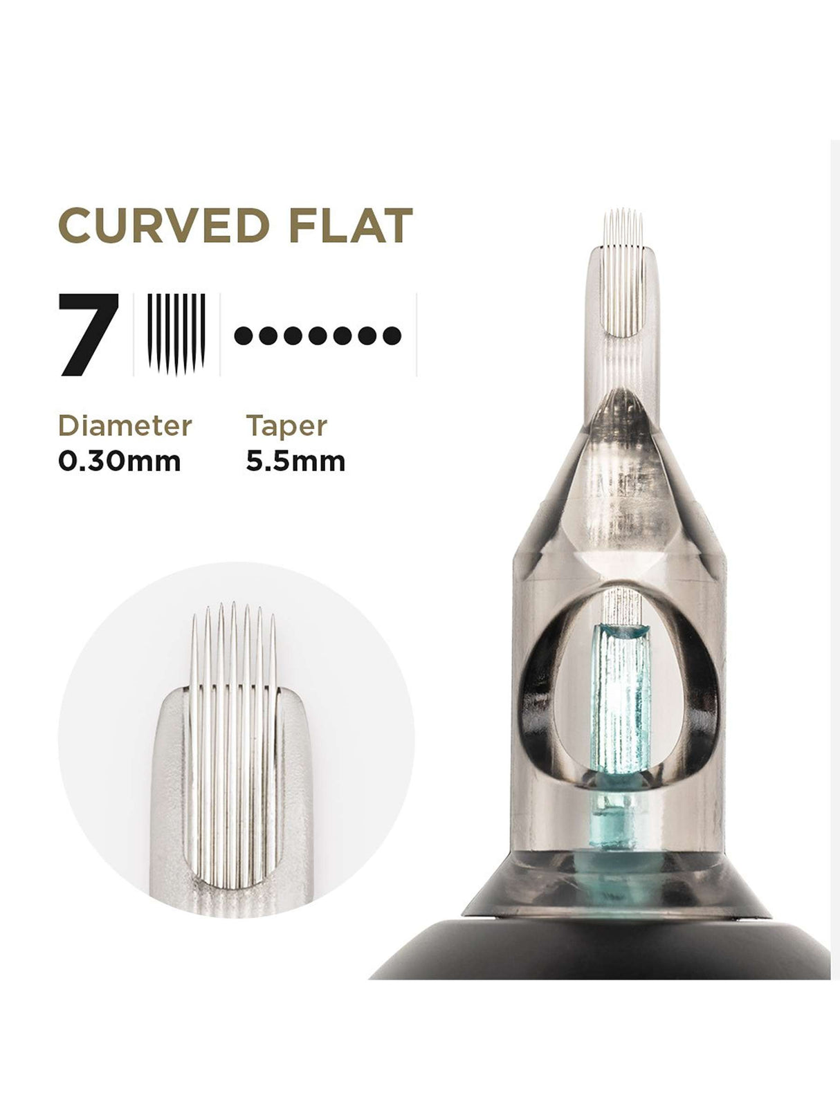 Phi Tattoo & PMU Universal Cartridge (EN02B) (20pcs)