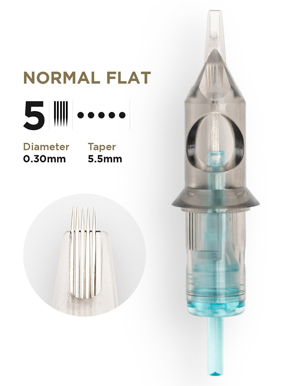 Phi Tattoo & PMU Universal Cartridge (EN02B) (20pcs)