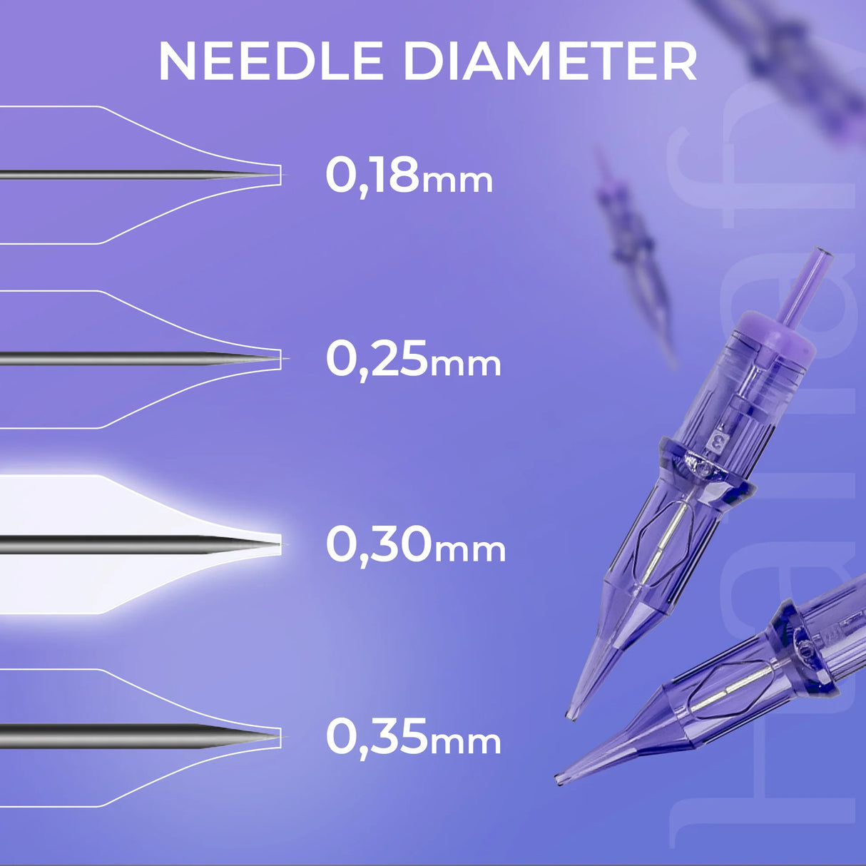 Hanafy Needle Cartridge 30/5 SEMLT (20 pcs)