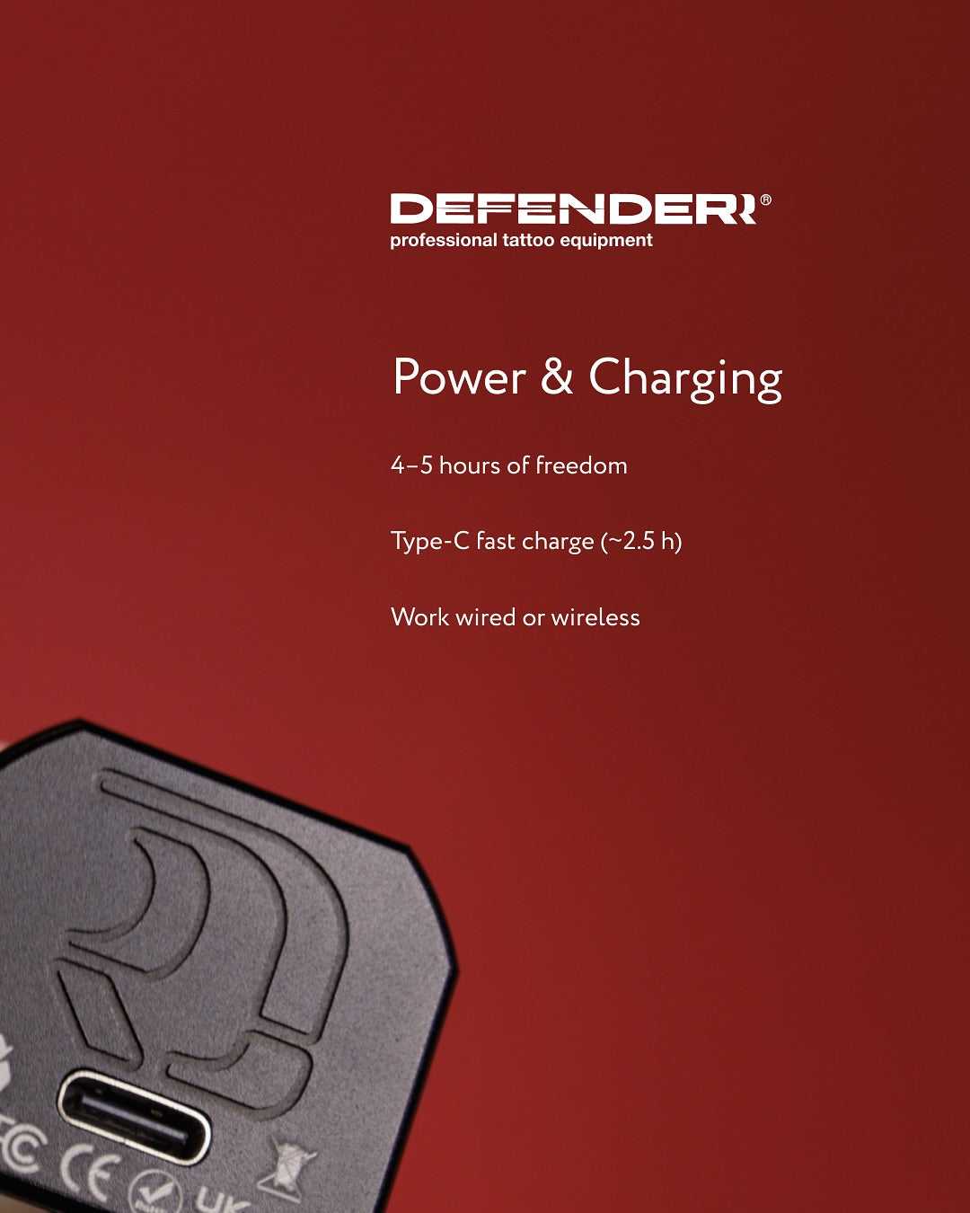 Defenderr Bezel Wireless PMU Machine - 4.0 mm Stroke