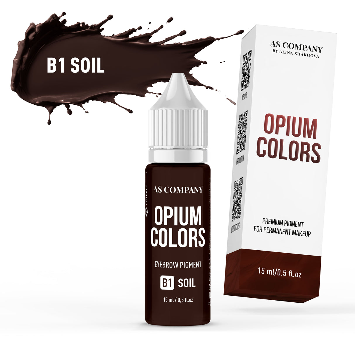 AS Pigments B1 Soil Opium Colors Eyebrow Pigment