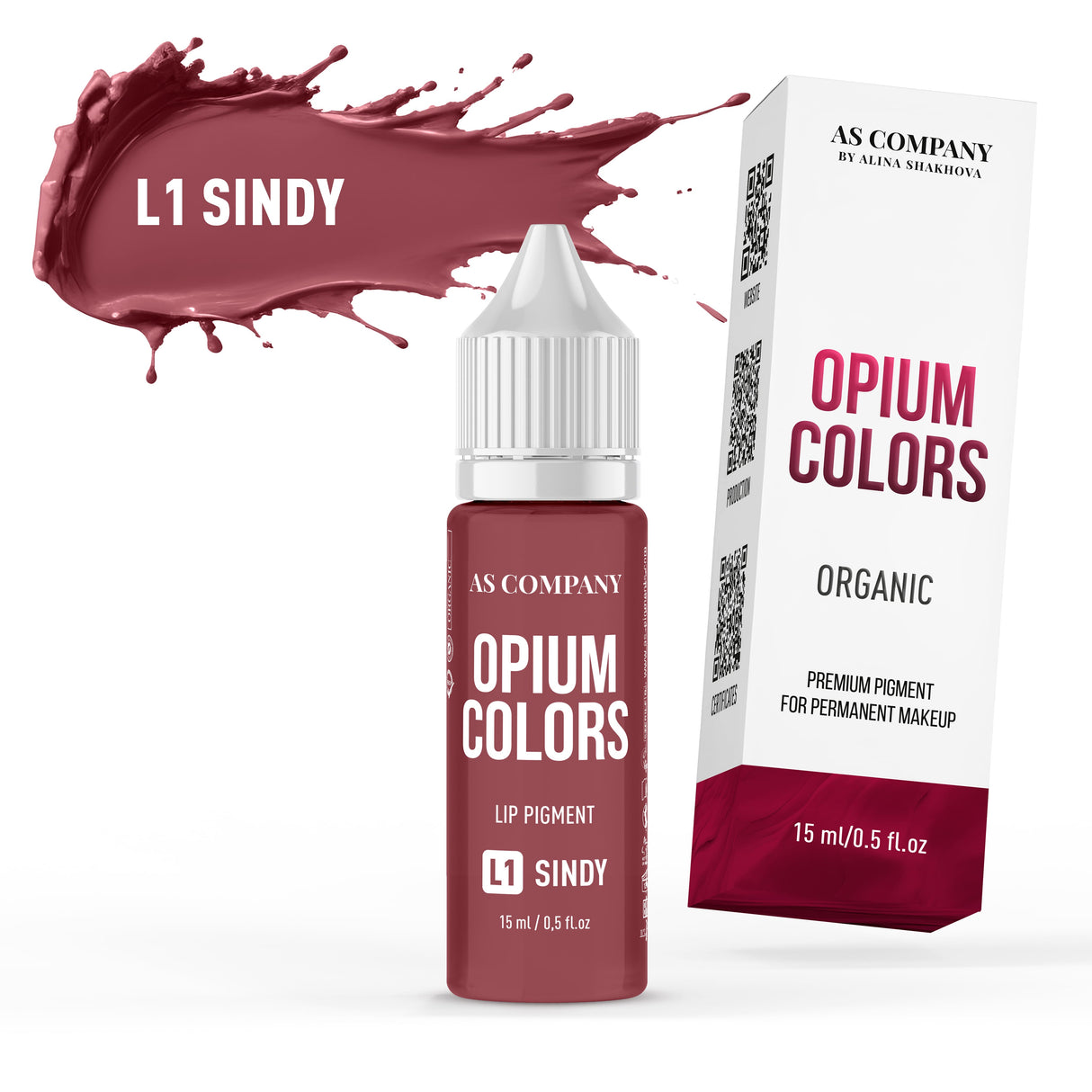 As Pigments L1 Sindy Opium Colors Organic Lip Pigment