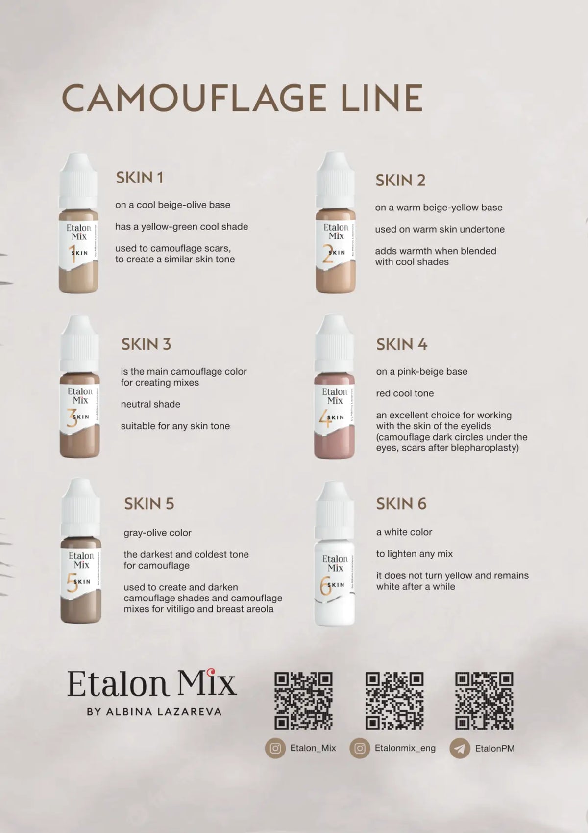 Etalon Mix Camouflage Pigment Skin 1