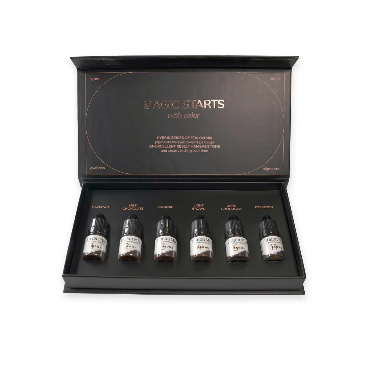 Etalon Mix Hybrid Brow Pigment Set + Espresso