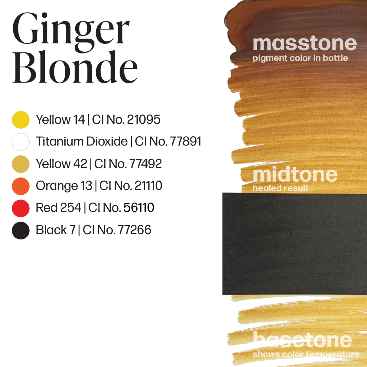 Ginger Blonde Perma Blend PMU Pigment for Brow PMU 0.5 oz (15 ml)