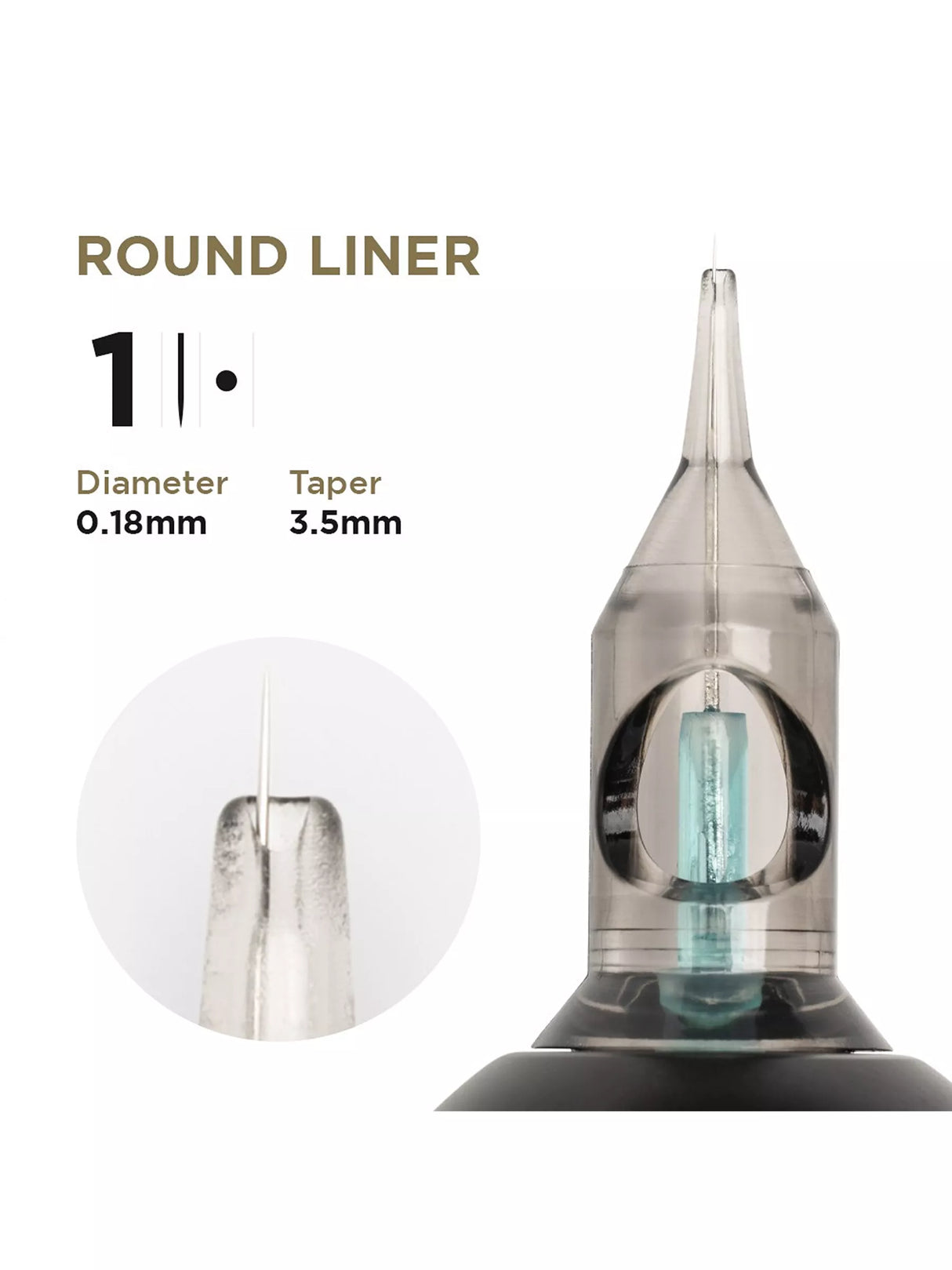 Phi Tattoo & PMU Universal Cartridge (EN02B) (20pcs)