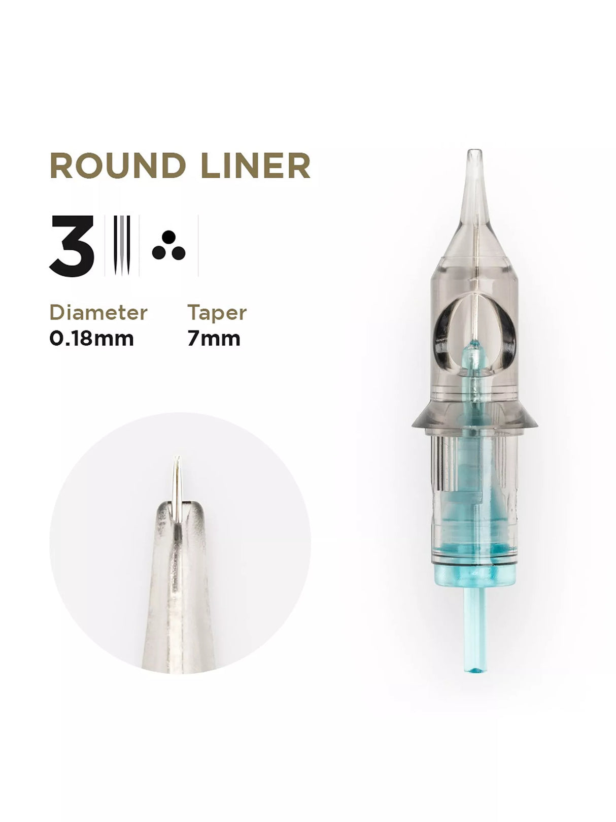 Phi Tattoo & PMU Universal Cartridge (EN02B) (20pcs)