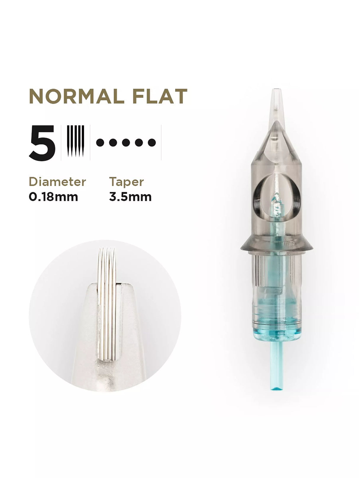 Phi Tattoo & PMU Universal Cartridge (EN02B) (20pcs)