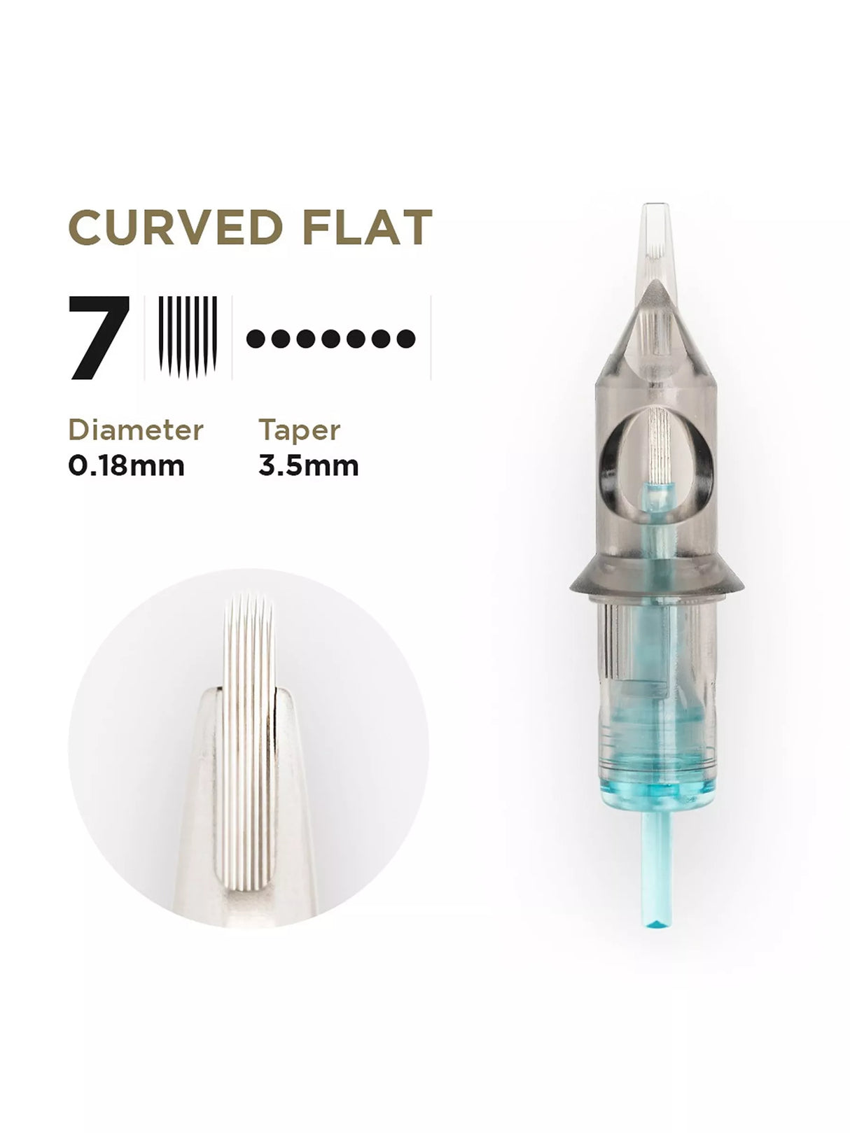 Phi Tattoo & PMU Universal Cartridge (EN02B) (20pcs)