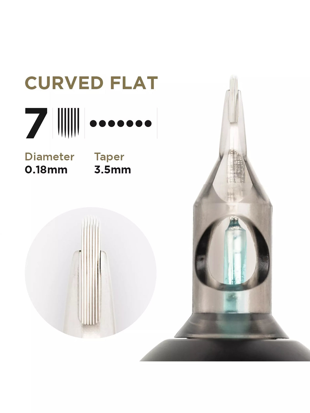 Phi Tattoo & PMU Universal Cartridge (EN02B) (20pcs)