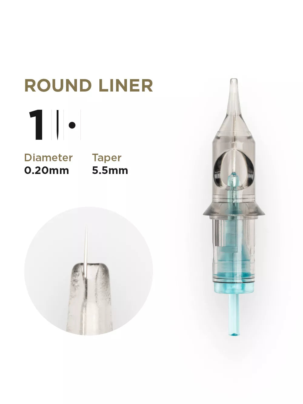 Phi Tattoo & PMU Universal Cartridge (EN02B) (20pcs)