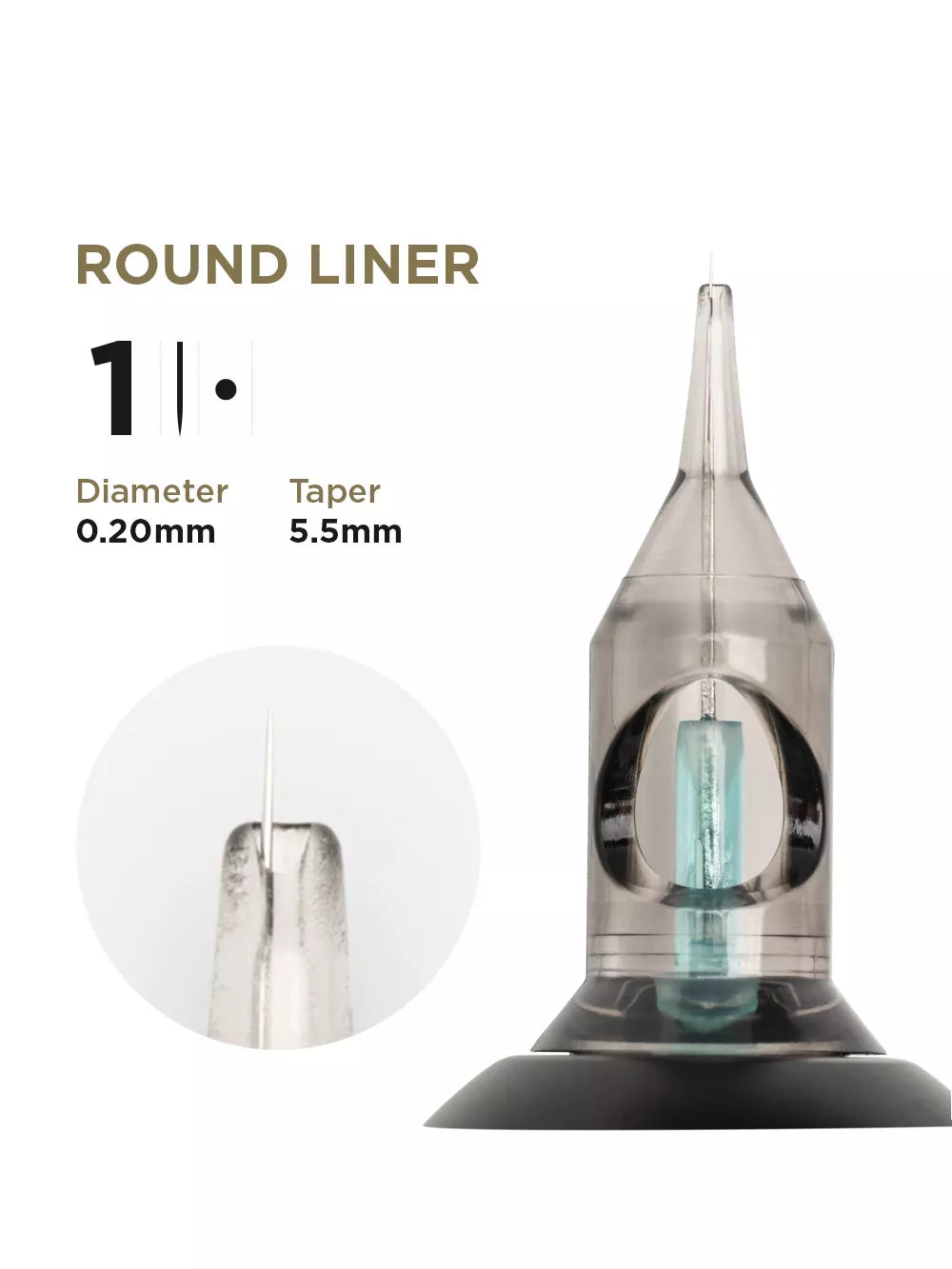 Phi Tattoo & PMU Universal Cartridge (EN02B) (20pcs)