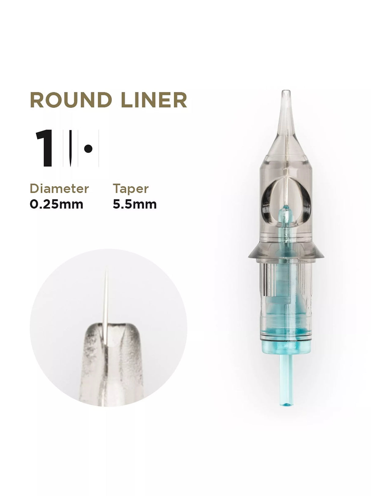 Phi Tattoo & PMU Universal Cartridge (EN02B) (20pcs)