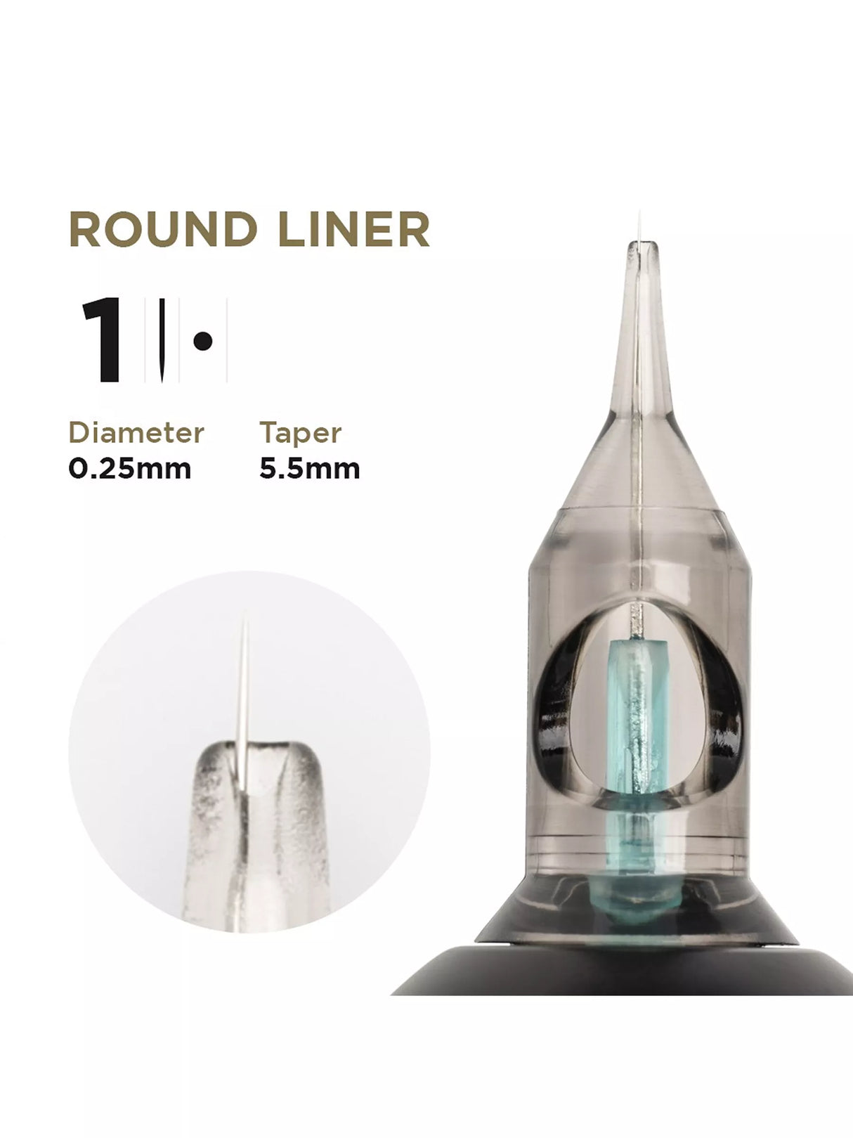 Phi Tattoo & PMU Universal Cartridge (EN02B) (20pcs)