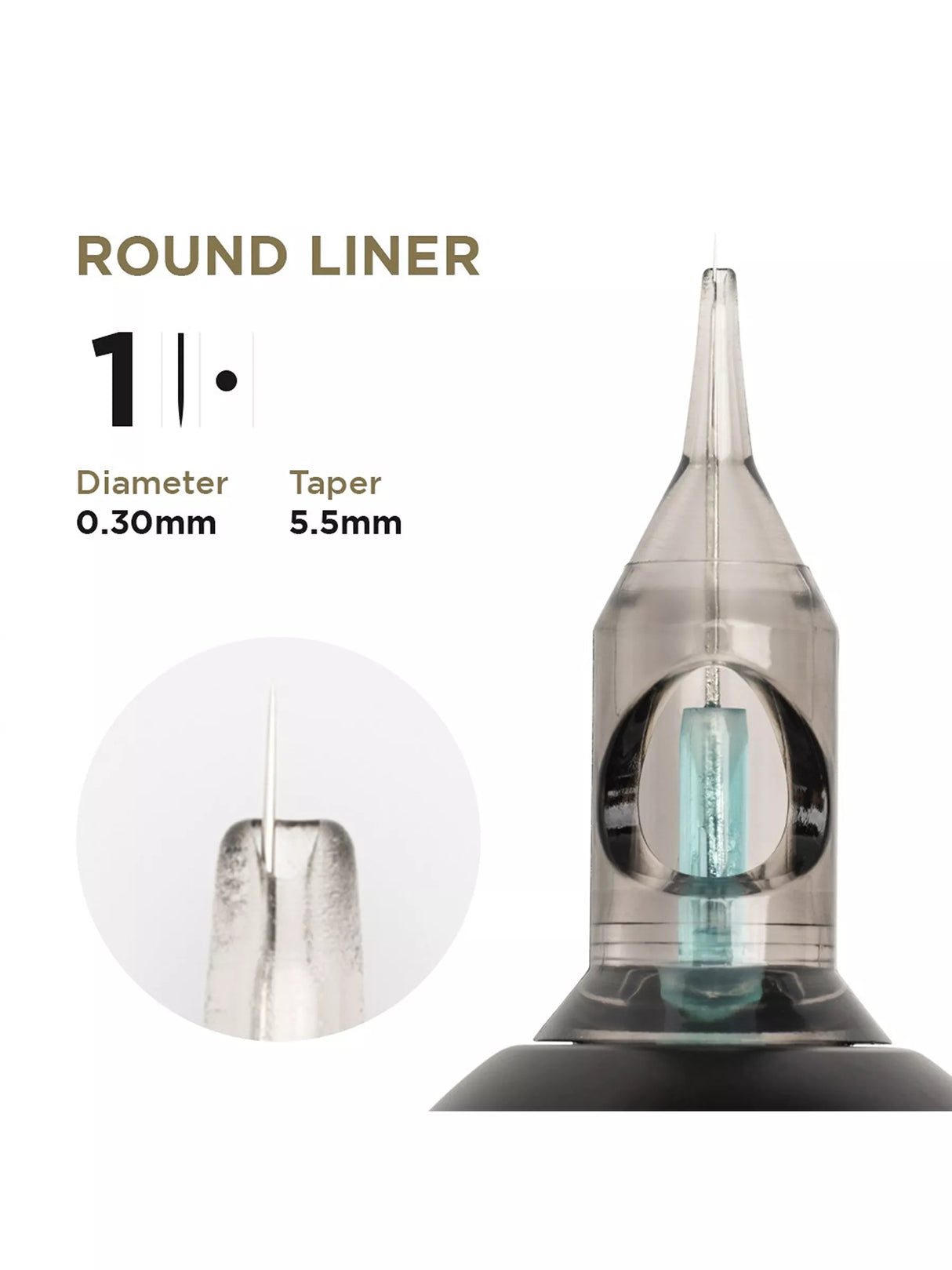 Phi Tattoo & PMU Universal Cartridge (EN02B) (20pcs)