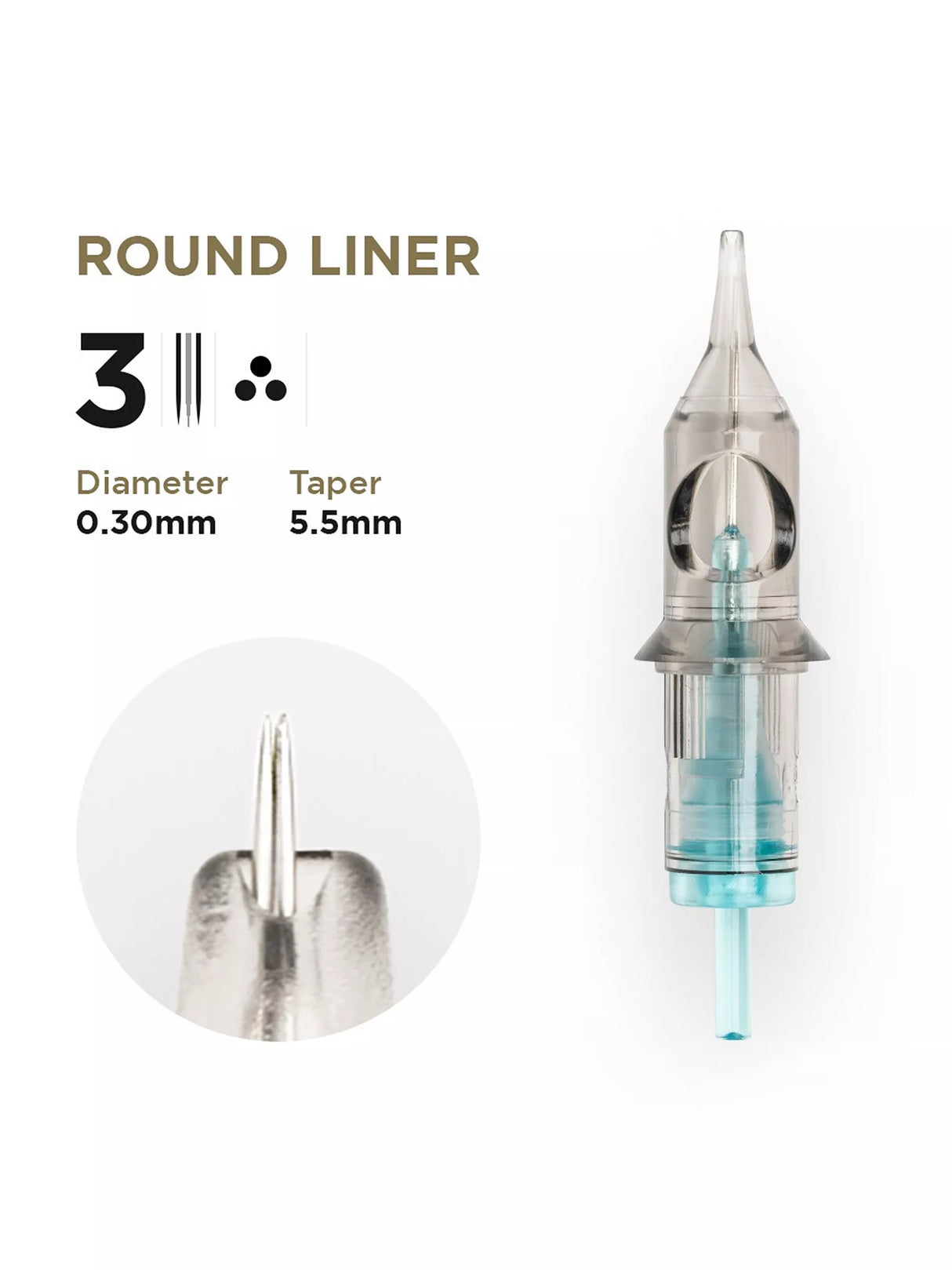 Phi Tattoo & PMU Universal Cartridge (EN02B) (20pcs)