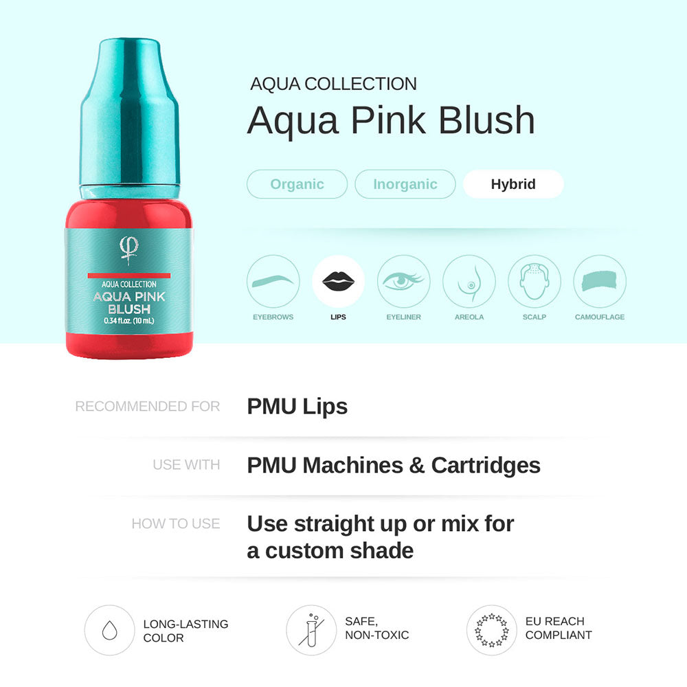 Phi Pink Blush PMU Pigment 0.34 fl oz (10ml)