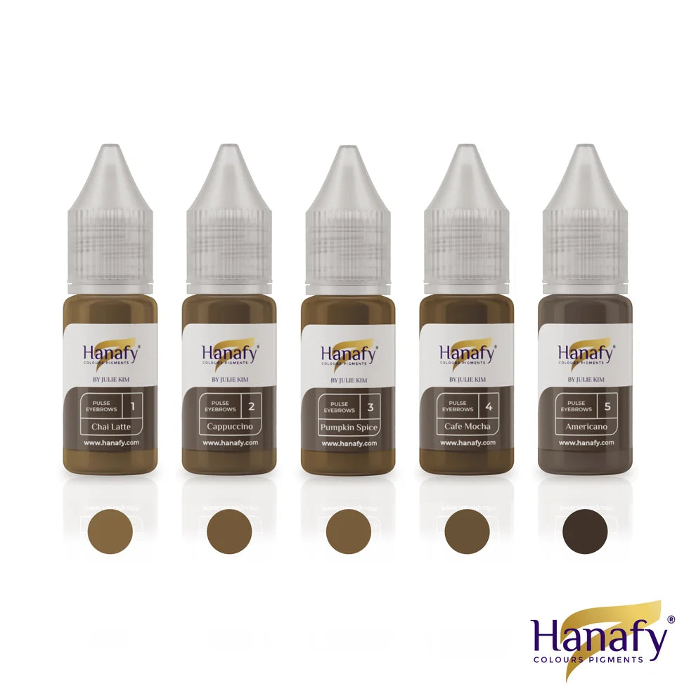 Hanafy Pulse Eyebrows Pigment Set