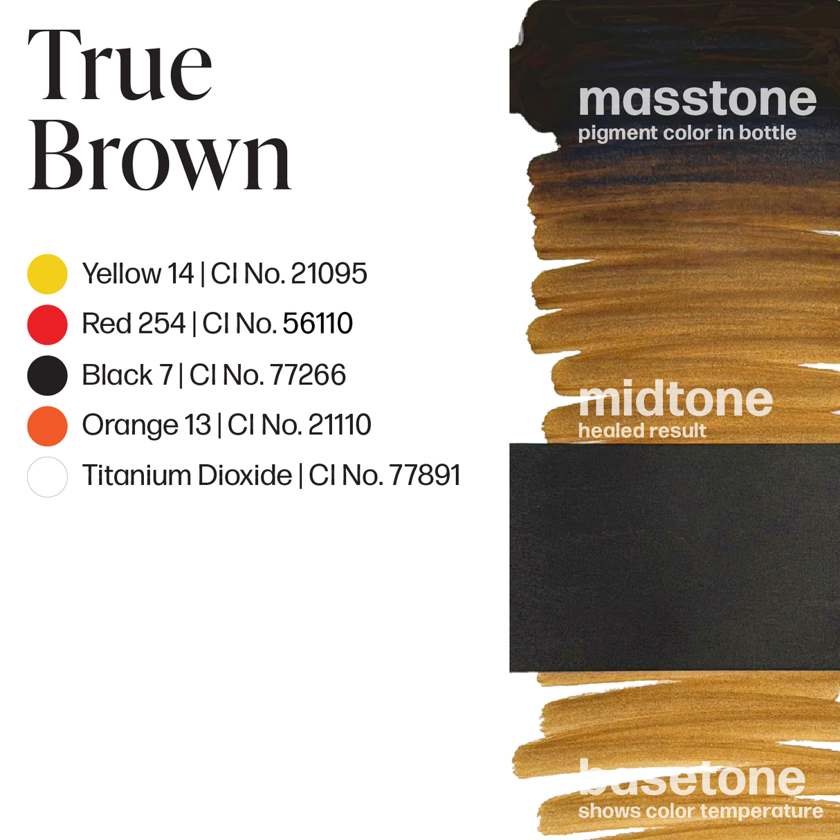 True Brown Perma Blend PMU Pigment 0.5 oz (15 ml)