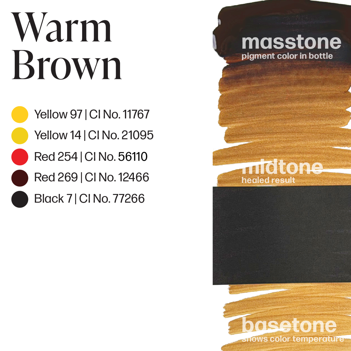 Warm Brown Perma Blend PMU Pigment 0.5 oz (15 ml)