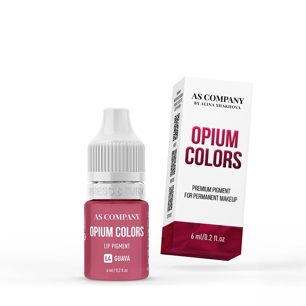 As Pigments L4 Guava Opium Colors Organic Lip Pigment