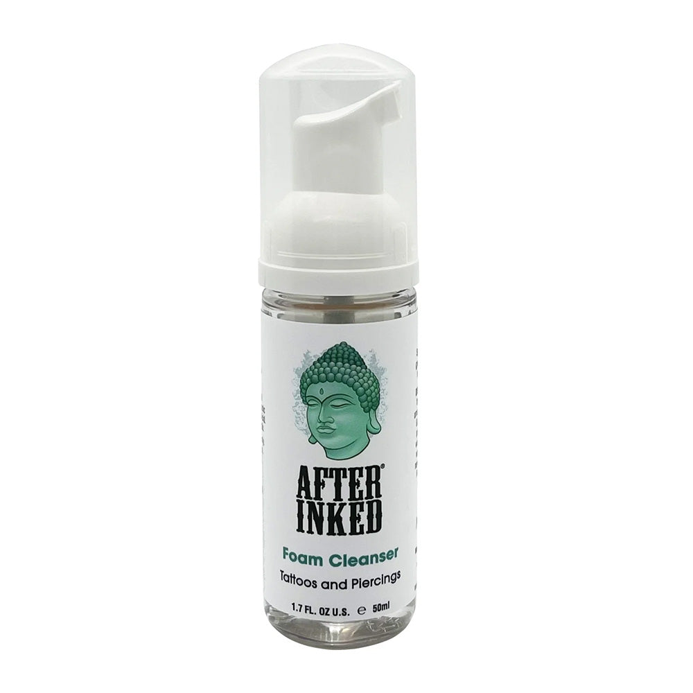 After Inked Foam Cleanser Tattoos & Piercings Aftercare Ink Seal - 1.7oz (50ml)