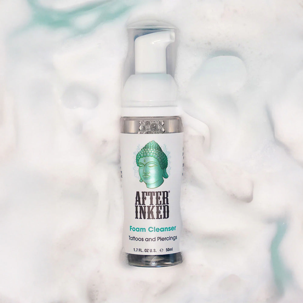 After Inked Foam Cleanser Tattoos & Piercings Aftercare Ink Seal - 1.7oz (50ml)