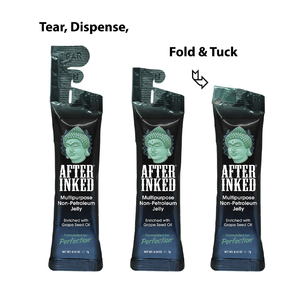 After Inked Non-Petroleum Jelly Pillow Pack - (50 X 0.25 fl oz)