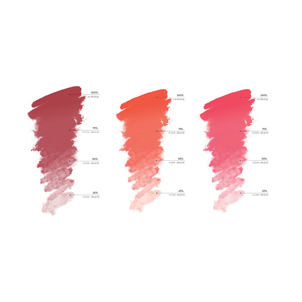 Brovi × Anna Taranko Alcoholic Lip Pigment Set — color swatch palette