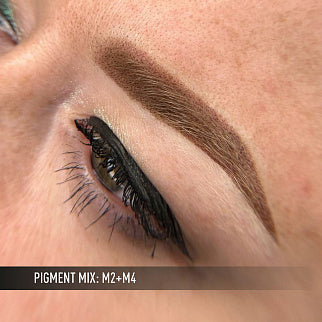 AS Pigments M2 Dark Brown Haired Opium Light Mineral Eyebrow Pigment