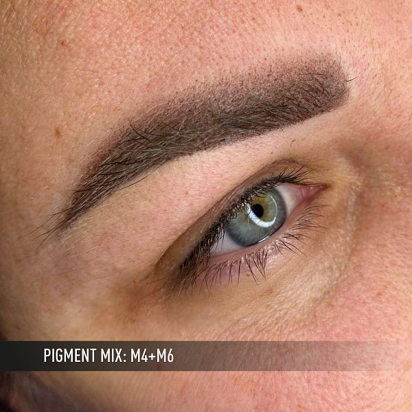 AS Pigments M6 Dark Brown Opium Light Mineral Eyebrow Pigment