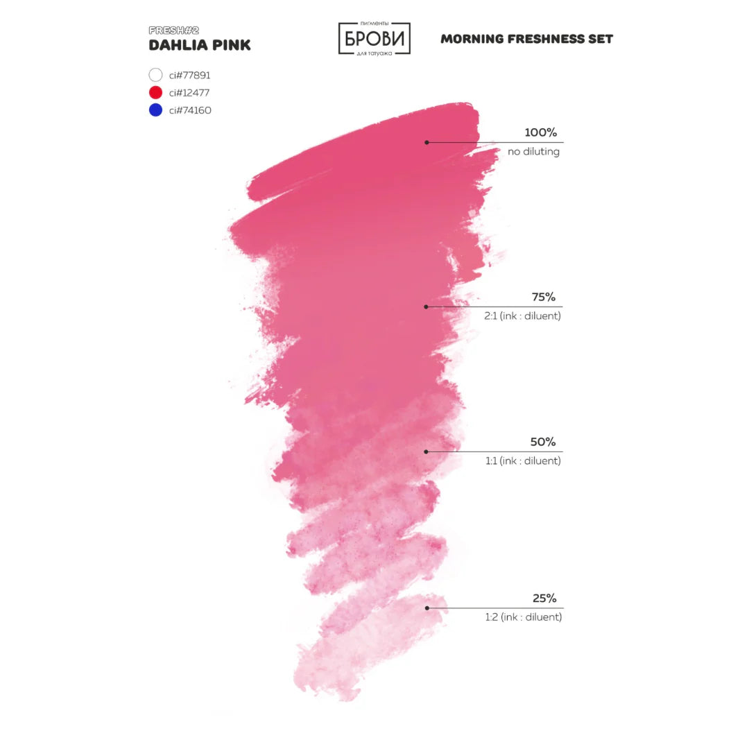 Dahlia Pink (Morning Freshness Korea Set) Brovi Lip Pigment