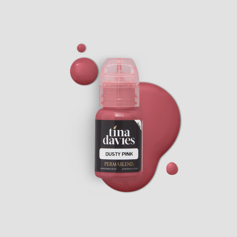 Tina Davies Envy Dusty Pink Lip Pigment, included 15 ml bottle
