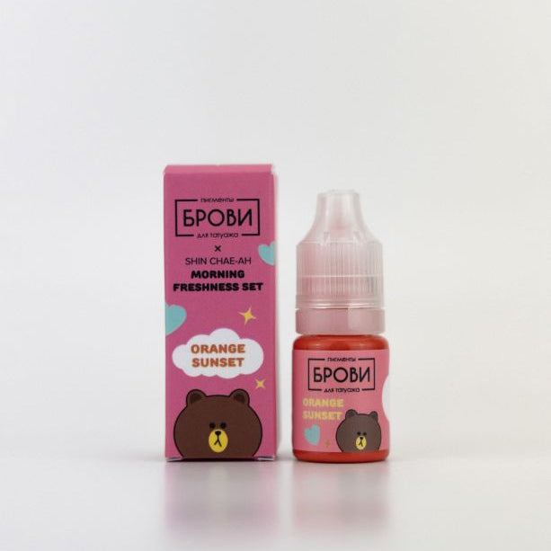 Orange Sunset (Morning Freshness Korea Set) Brovi Lip Pigment