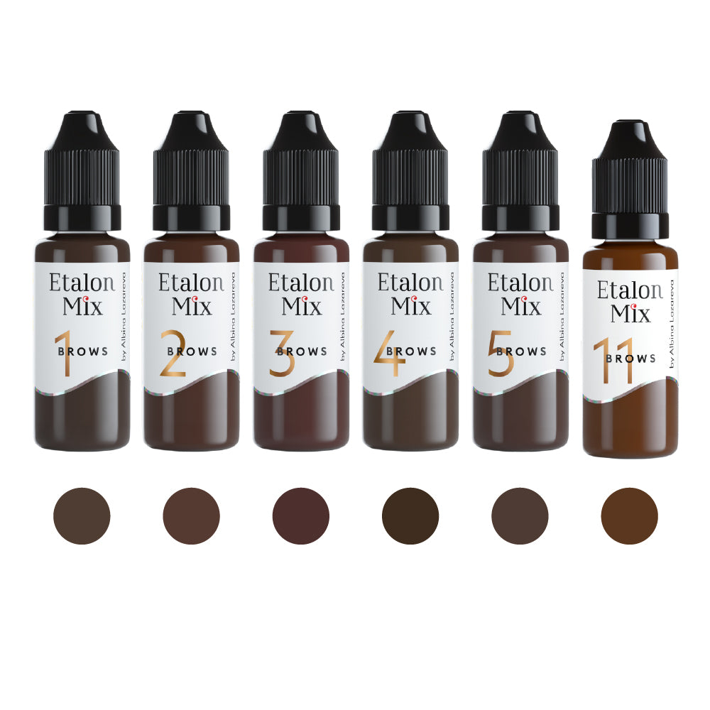 Etalon Mix Hybrid Brow Pigment Set