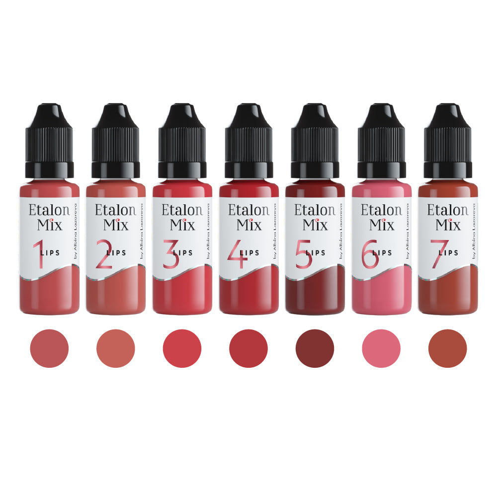 Etalon Mix Main Lip Pigments Set