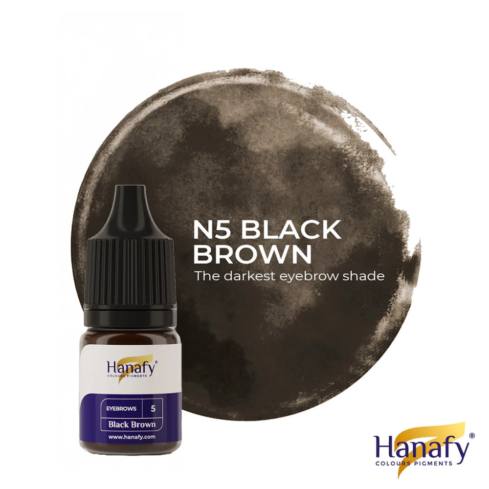 Hanafy Eyebrows N5 Black Brown