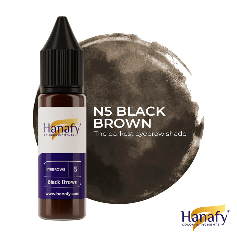 Hanafy Eyebrows N5 Black Brown