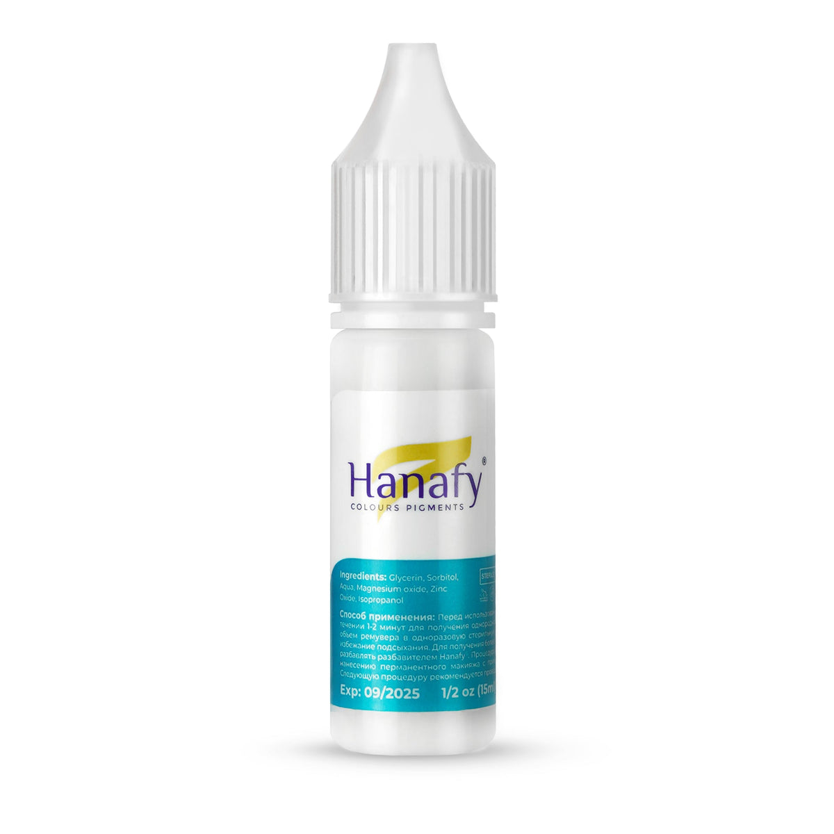 Hanafy Mineral Remover N1 bottle, reverse label