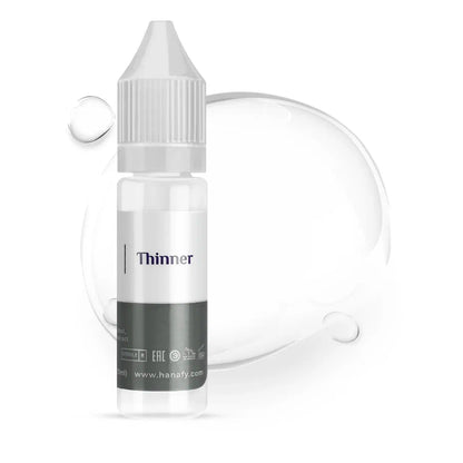 Hanafy Universal Pigment Thinner bottle, reverse label