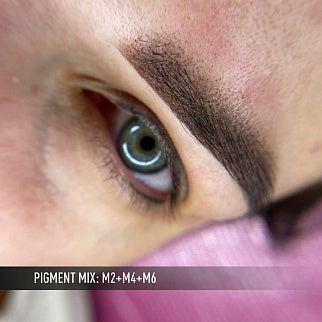 AS Pigments M6 Dark Brown Opium Light Mineral Eyebrow Pigment