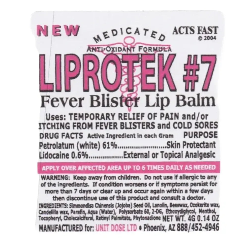 LIPROTEK #7 Lip Blush Care & Numb Balm