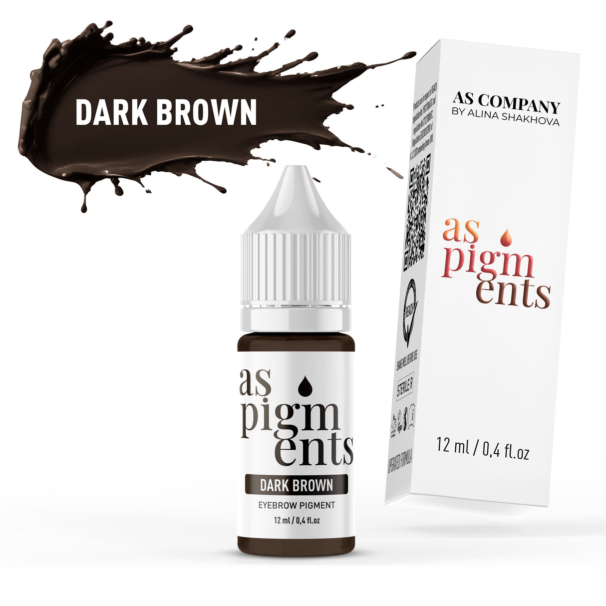 AS Pigments Dark Brown Eyebrow Pigment