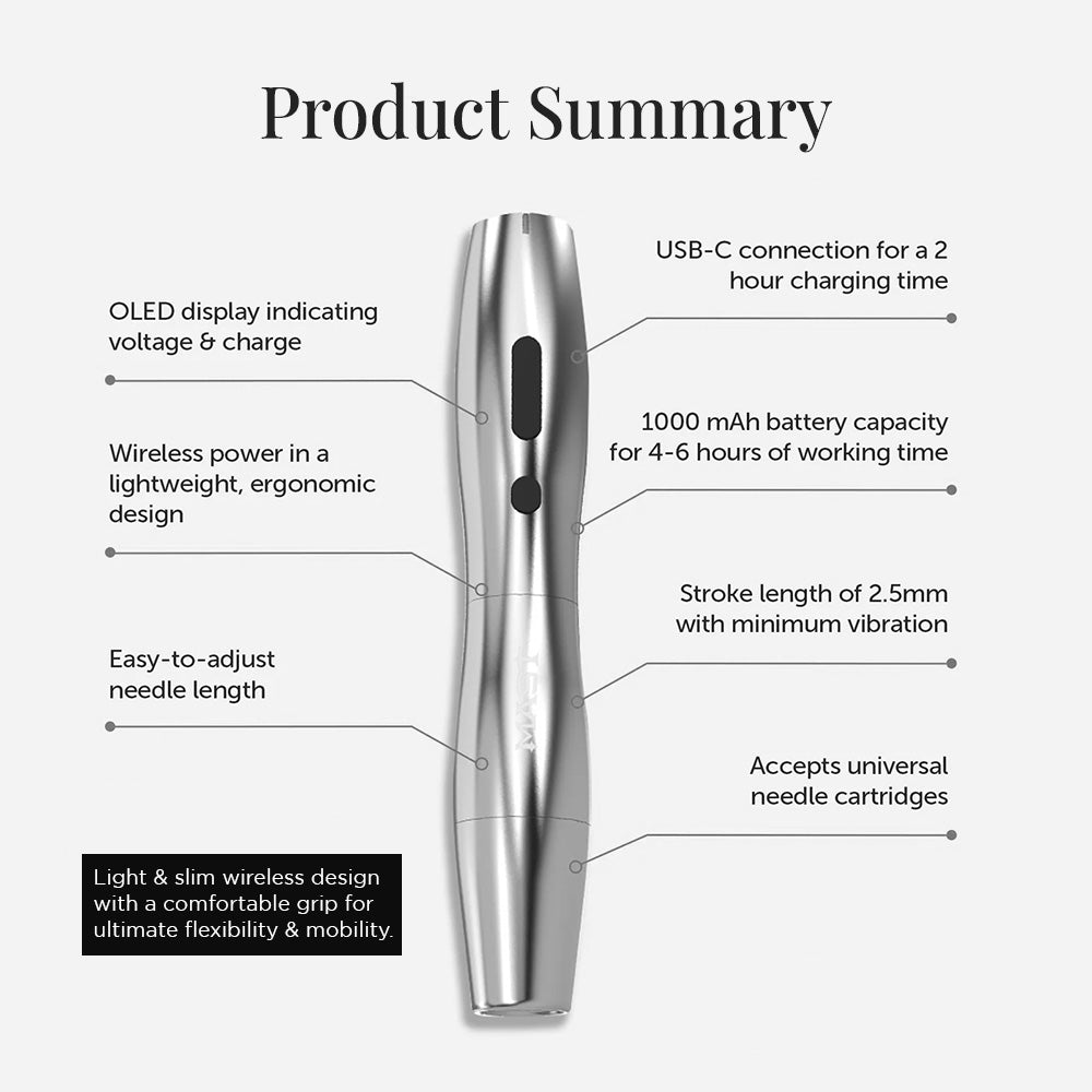 Mast P20 Wireless Tattoo Machine 2.5 mm Stroke