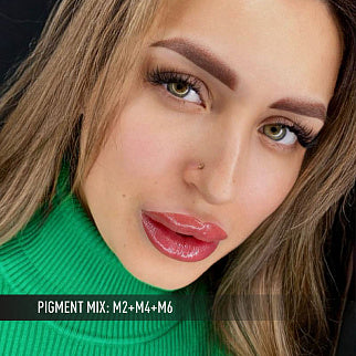 AS Pigments M6 Dark Brown Opium Light Mineral Eyebrow Pigment