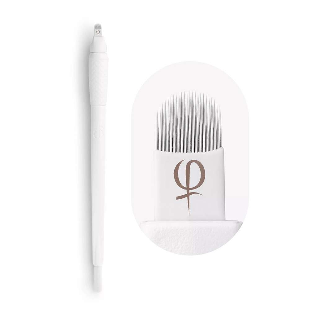 PhiBrows Microblading Set 2: SUPE Pigment Set + Disposable Tool U24 Nano Blade 20pcs
