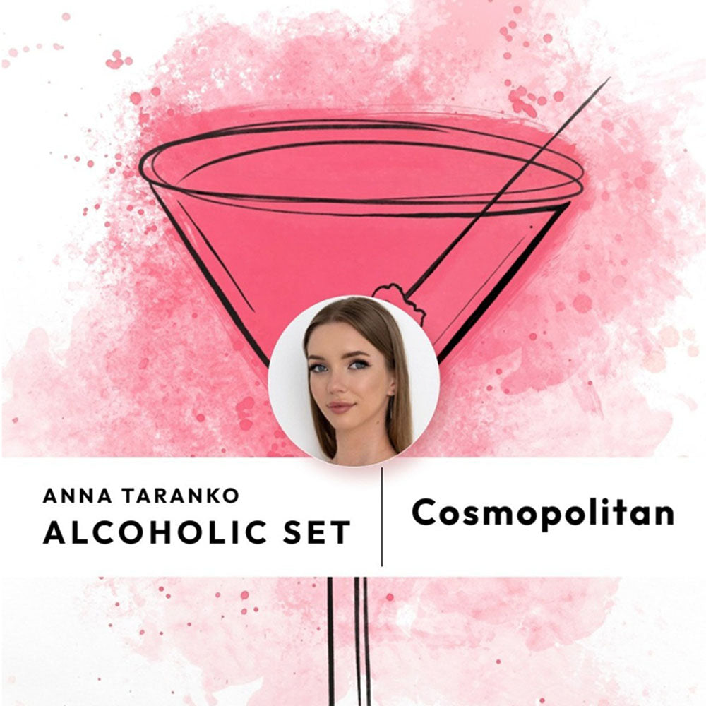 Anna Taranko Alcoholic Set for Lips Brovi 0.17 fl oz x 3 (5 ml x 3)