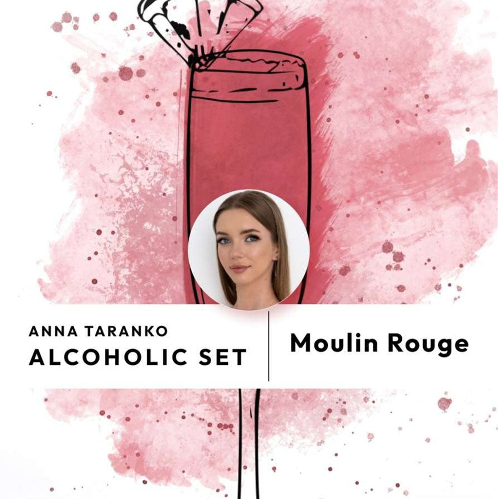 Anna Taranko Alcoholic Set for Lips Brovi 0.17 fl oz x 3 (5 ml x 3)