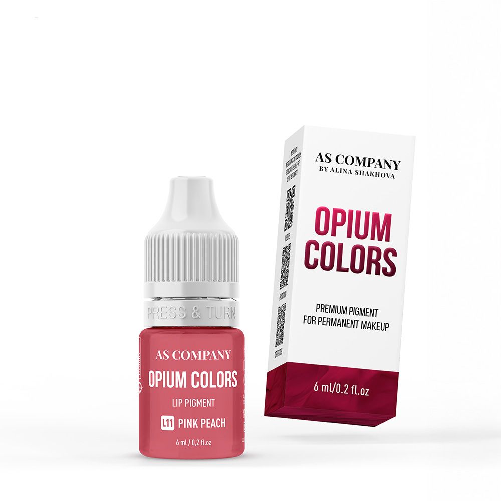 As Pigments L11 Pink Peach Opium Colors Organic Lip Pigment