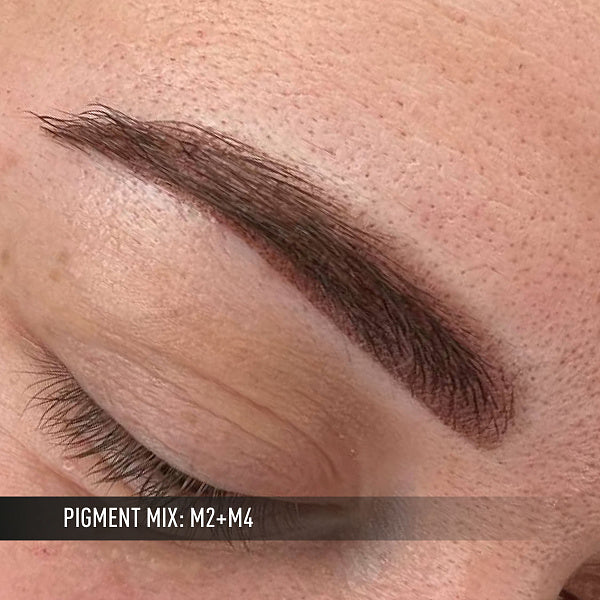 AS Pigments M2 Dark Brown Haired Opium Light Mineral Eyebrow Pigment